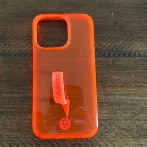 Neon orange clear loopy
